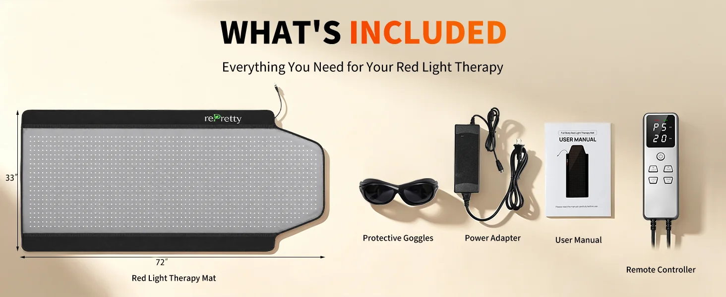 Full-size rePretty mat with controller and adapter