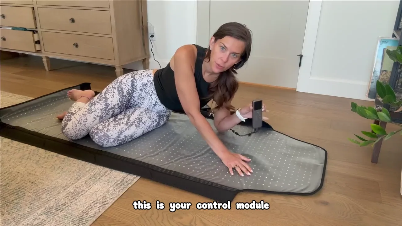Setting up and using the rePretty full-body red light mat at home