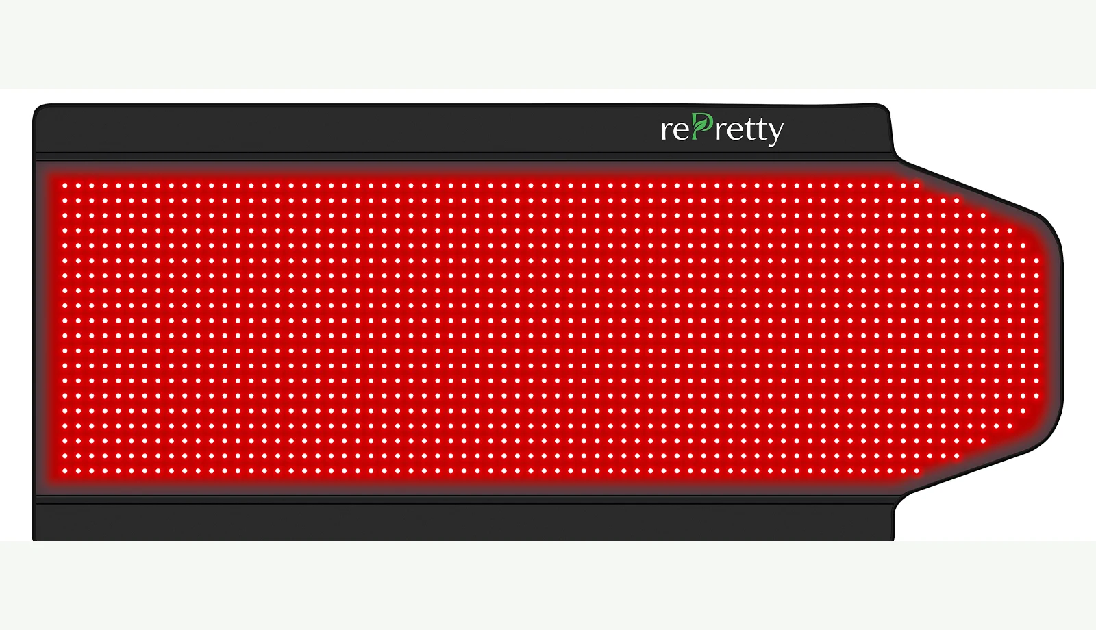 rePretty full-body red light therapy mat switched on